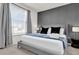 Comfortable bedroom featuring a large window, neutral walls, and a king-size bed with luxury linens at 3962 Lana Ave, Davenport, FL 33897