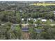 Expansive aerial view of a home nestled in a lush, green landscape with mature trees and neighboring properties at 5045 Se 148Th St, Summerfield, FL 34491