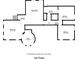 First floor plan displaying the home's layout including Gathering room, sitting area, office, landing, and bedrooms at 619 Oxford Chase Dr, Winter Garden, FL 34787