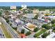An aerial view of City Place featuring shopping, dining, and residential in a modern, upscale community at 871 City Walk Ln # B-1, Oviedo, FL 32765