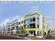 This rendering highlights a luxury townhome that boasts 2,148 sq ft with 700 sq ft of office/retail space at 871 City Walk Ln # B-1, Oviedo, FL 32765
