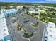 Aerial view of a spacious parking lot with designated handicap parking spots at 871 City Walk Ln # B-1, Oviedo, FL 32765