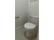 Close-up of a standard white toilet in the bathroom at 871 City Walk Ln # B-1, Oviedo, FL 32765