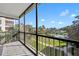 Enjoy spectacular pool views from this lovely screened in balcony with metal railings and tiled floors at 100 S Interlachen Ave # 304, Winter Park, FL 32789