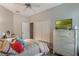 Cozy bedroom with bed, dresser, and closet at 105 Adoncia Way, Sanford, FL 32771