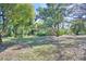 A large backyard features many mature trees at 16 Cedar Dr, Davenport, FL 33837