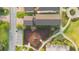 Aerial view of the community playground and green space at 1763 White Feather Loop, Oakland, FL 34787