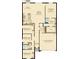 Detailed floor plan of a four bedroom home featuring an open floor plan, island kitchen, and two car garage at 425 Singing Sands Cir, Lake Wales, FL 33859