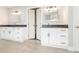 Spacious bathroom with double vanities, granite countertops, and modern fixtures at 432 Wilderness Dr, Longwood, FL 32779