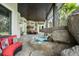 Covered patio offers a spa and rock waterfall, perfect for relaxation and entertaining at 5138 Fairway Oaks Dr, Windermere, FL 34786