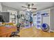 Well-organized walk-in closet with custom shelving, hanging racks, and ample storage space at 525 S Crystal Lake Dr, Orlando, FL 32803