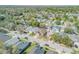 Enjoy the serene beauty of this neighborhood, surrounded by lush trees and well-kept homes from above at 615 Blue Park Rd, Orange City, FL 32763