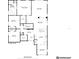 Detailed floor plan showcasing the layout of a home, including room dimensions and key features like closets at 615 Blue Park Rd, Orange City, FL 32763
