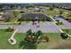 Aerial view of the community center building and surrounding parking lot at 702 Pelican Ct, Kissimmee, FL 34759