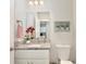 Chic bathroom with granite countertops, modern fixtures, and stylish decor at 702 Pelican Ct, Kissimmee, FL 34759