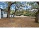 Large treed lot with lush foliage surrounding the home and outbuildings at 1343 Spring Lake Rd, Fruitland Park, FL 34731