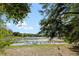 Scenic view of lake framed by tree branches, offering a glimpse of the tranquil waters and surrounding greenery at 1343 Spring Lake Rd, Fruitland Park, FL 34731