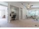 Expansive bonus room with desk, built-ins, and an elegant sitting area with bay windows for natural light at 1821 Myrtle Lake Hills Rd, Longwood, FL 32750