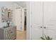 Bright condo hallway with stylish decor, creating a modern and inviting space for residents and guests at 3 Riverwalk Dr # 506, New Smyrna Beach, FL 32169