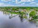 Beautiful waterfront community with private docks and lush landscaping at 303 Waterwood Dr, Yalaha, FL 34797