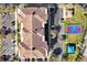 Birds eye view of a meticulously landscaped apartment complex with parking and play area at 5025 Shoreway Loop # 20503, Orlando, FL 32819
