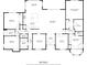 Detailed floor plan showcasing the layout of the entire house, including dimensions and room names at 534 Two Lakes Ln, Eustis, FL 32726