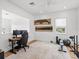Upstairs flex room for office or gym with two windows for ample lighting at 641 Lake Catherine Dr, Maitland, FL 32751