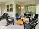 Inviting patio area with comfortable seating, perfect for outdoor entertaining and relaxation at 8949 Coconut Breeze Dr, Kissimmee, FL 34747