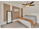 Spacious bedroom with neutral tones and comfortable furnishings at 1038 E Michigan St # B, Orlando, FL 32806