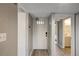 Foyer with modern flooring, showcasing the entryway leading to the bathroom and other areas at 1038 E Michigan St # B, Orlando, FL 32806