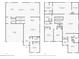Detailed floor plan shows the layout of the kitchen, living room, bedrooms, bathrooms, closets and laundry room at 12627 Boggy Pointe Dr, Orlando, FL 32824