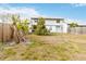 Backyard view of home, mature trees, and grassy area at 2635 Graduate Ct, Orlando, FL 32826