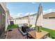 Outdoor patio with brick flooring, comfortable seating, and space for outdoor dining at 3953 Saltmarsh Loop, Sanford, FL 32773