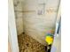 Tile shower with shampoo niche at 450 Blue Smoke Ct, Lake Mary, FL 32746