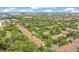 Panoramic aerial view of a residential area near city buildings, showcasing the neighborhood at 7159 Cadiz Blvd, Orlando, FL 32819