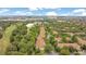 An aerial view showcasing the community in proximity to buildings at 7159 Cadiz Blvd, Orlando, FL 32819