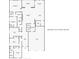 Detailed floor plan showcasing the layout of the home, including the bedrooms and bathrooms at 18405 Mowry Ct, Orlando, FL 32827