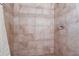 Tiled shower with decorative accent tiles at 2531 Ludlow St, Deltona, FL 32738