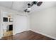 Neutral bedroom featuring wood floors, ceiling fan and closet at 625 Greencove Ter # 130, Altamonte Springs, FL 32714