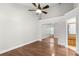 Large bedroom with vaulted ceilings, ceiling fan and closet at 625 Greencove Ter # 130, Altamonte Springs, FL 32714
