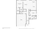 Detailed floor plan showcasing the layout of the home, including bedroom and living room dimensions at 663 Fairview Ave, Haines City, FL 33844