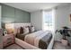 Main bedroom featuring a serene view and a modern design at 16323 Lakelet Aly, Winter Garden, FL 34787