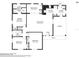 Detailed floor plan showcasing layout, room dimensions, and location of bedrooms, bathrooms, and living spaces at 1834 Willie Mays Pkwy, Orlando, FL 32811