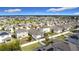 Wide aerial shot of a neighborhood showcasing the proximity of homes and green spaces at 363 Buchannan Drive, Davenport, FL 33837