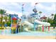 Thrilling water park showcasing multiple slides and play areas, perfect for Gathering fun and exciting water adventures at 7613 Cabana Ct # 402, Reunion, FL 34747