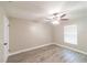 Bright bedroom featuring a ceiling fan, and neutral wall paint at 820 Rayston, Deltona, FL 32725