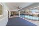 Spacious covered lanai with ceiling fan, and access to the screened-in pool area at 820 Rayston, Deltona, FL 32725