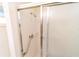 Shower features glass door and grab bar in updated bathroom at 820 Rayston, Deltona, FL 32725