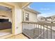 Balcony with a view of the neighborhood at 13221 Fountainbleau Dr, Clermont, FL 34711