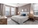 Comfortable bedroom with side tables, stylish lighting, and natural light at 695 Whistling Straits Blvd, Davenport, FL 33896